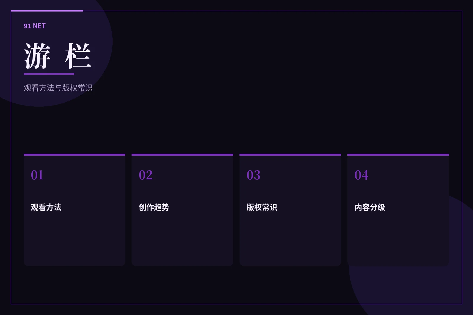 游栏观看与版权索引